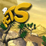 3D Pets Dino Logo