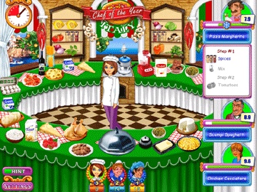 Play go go gourmet game online, free